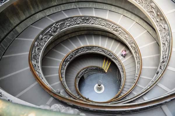 Spiral staircase of the Vatican Museum in Rome, Italy