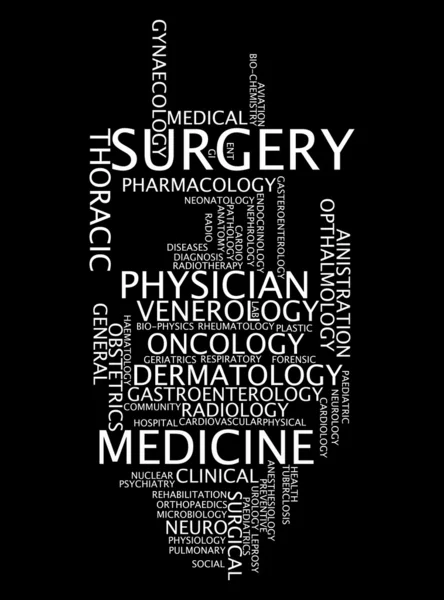 Medical specialist professionals info text graphics and arrangement concept
