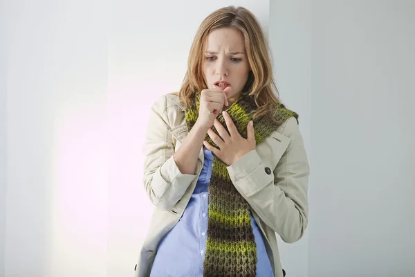 WOMAN COUGHING